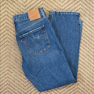 Levi's - Middy Straight Denim Jeans - Blue - 32x29